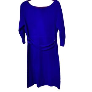 Mexx Royal Blue long sleeve sweater dress size M​